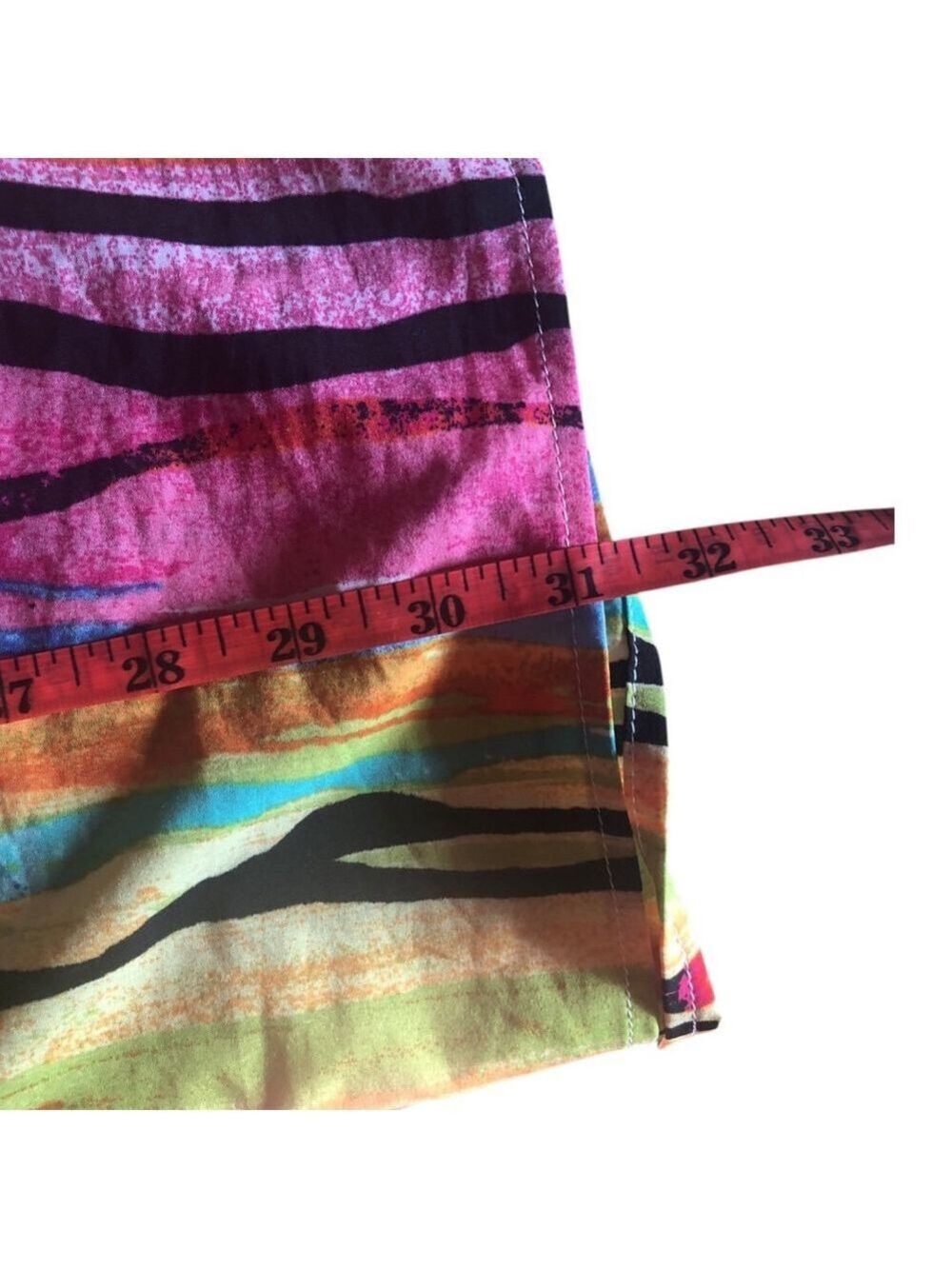 Melissa Paige Multi Stripe Shirt Dress Size M/L - Picture 7 of 7